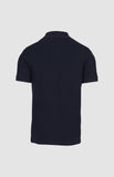 Pringle Mens Aiden Slim Fit Pique Golfer In Navy