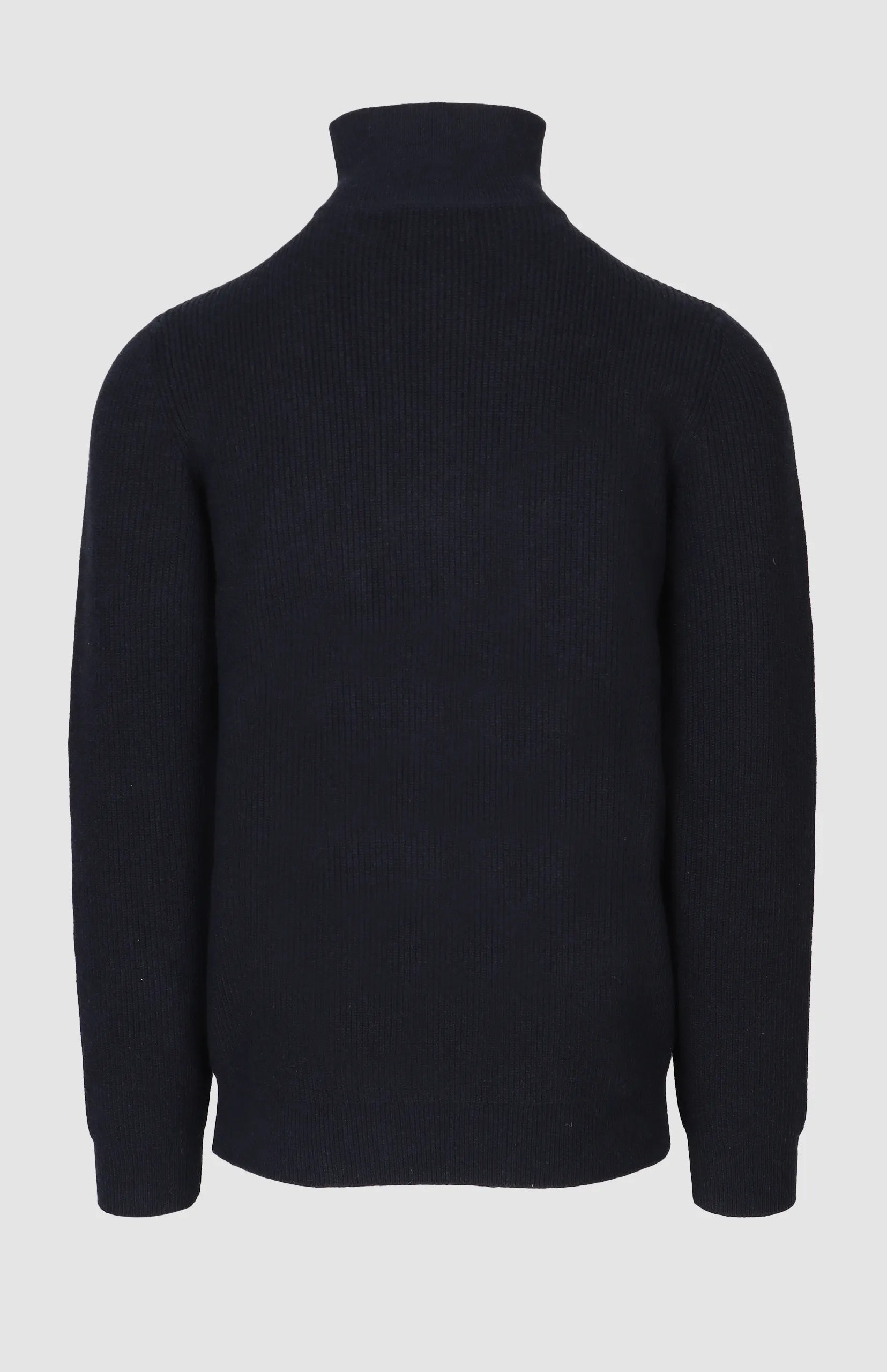 Pringle Mens Kyle 1/4 Zip Ribbed Knitwear In Navy