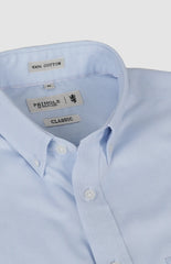 Pringle Alexander Textered Easy Care Classic Shirt Light Blue