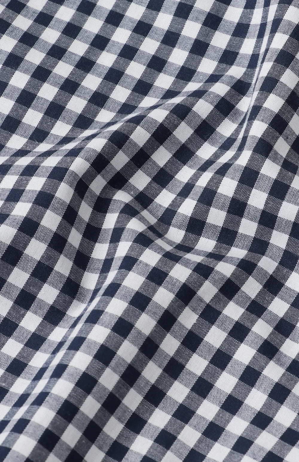 Pringle Mens Bernard Gingham E/Care Long Sleeves Tailored Shirt In Navy