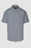 Pringle Mens Bryan Gingham Short Sleeves Classic Shirt In Blue