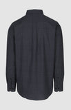 Pringle Mens Randy Printed Long Sleeve Classic Shirt In Navy