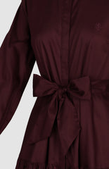 Pringle Womens Sophia Dress In Wine