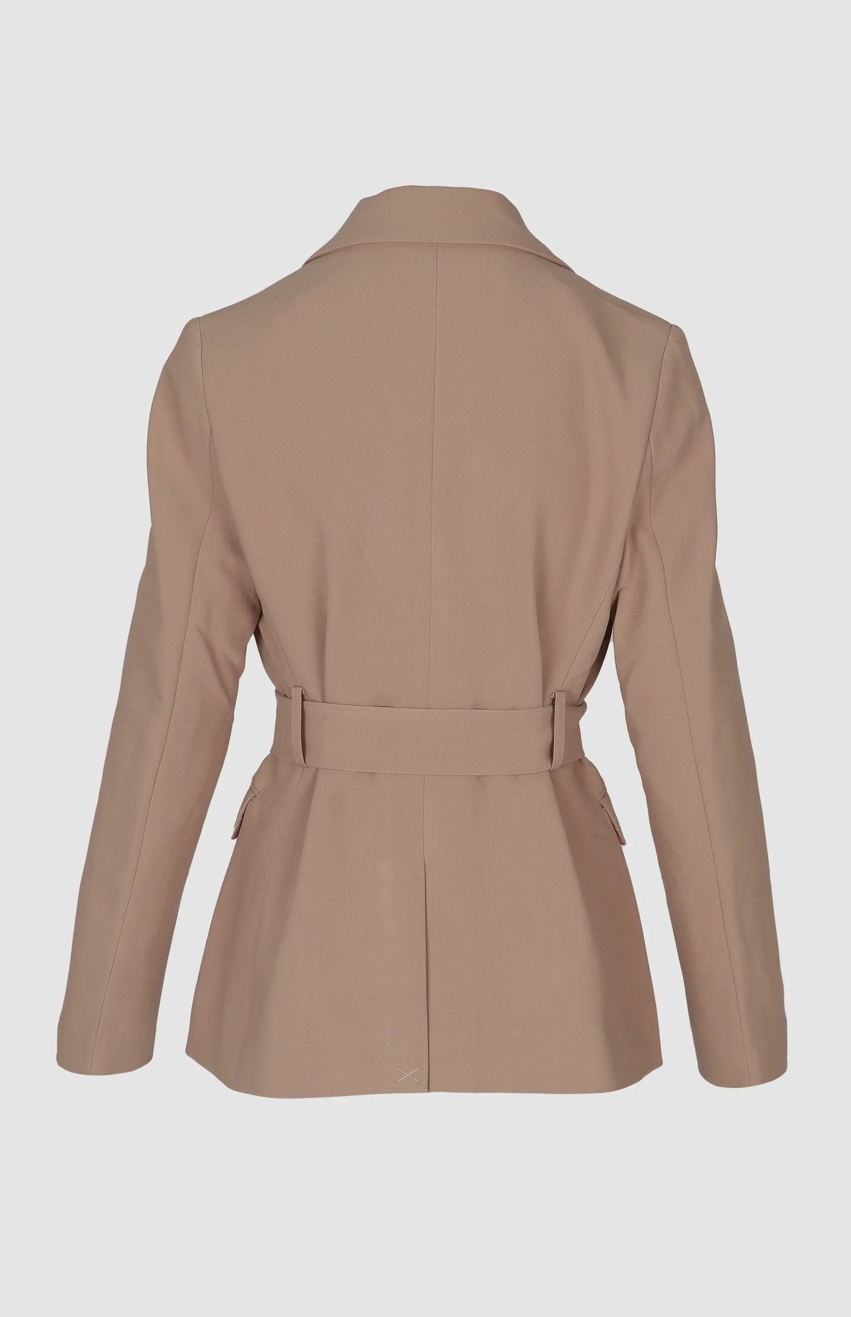 Pringle Womens Belted Blazer In Sand