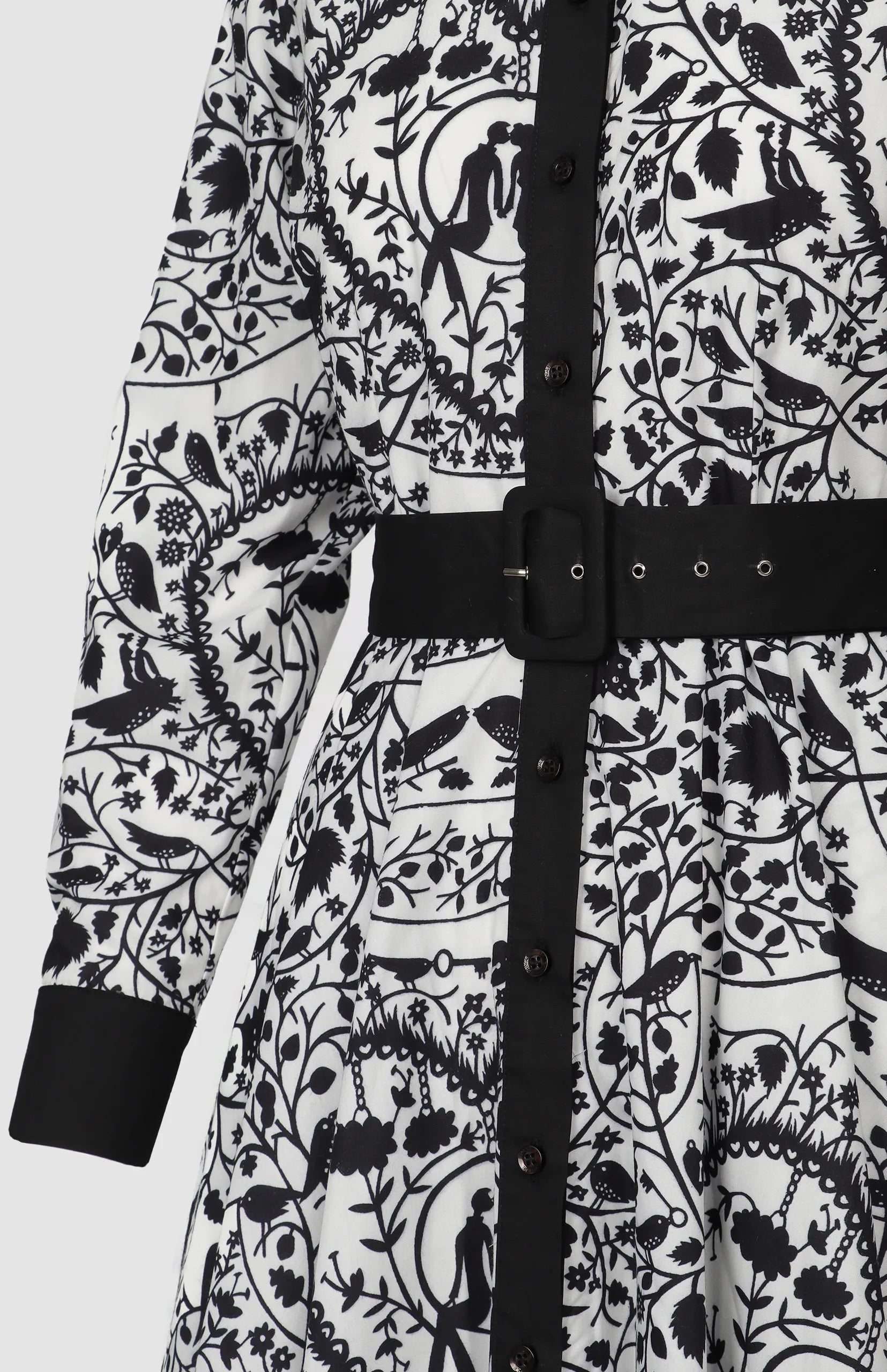 Pringle Womens Natalie Printed Dress In Black And White