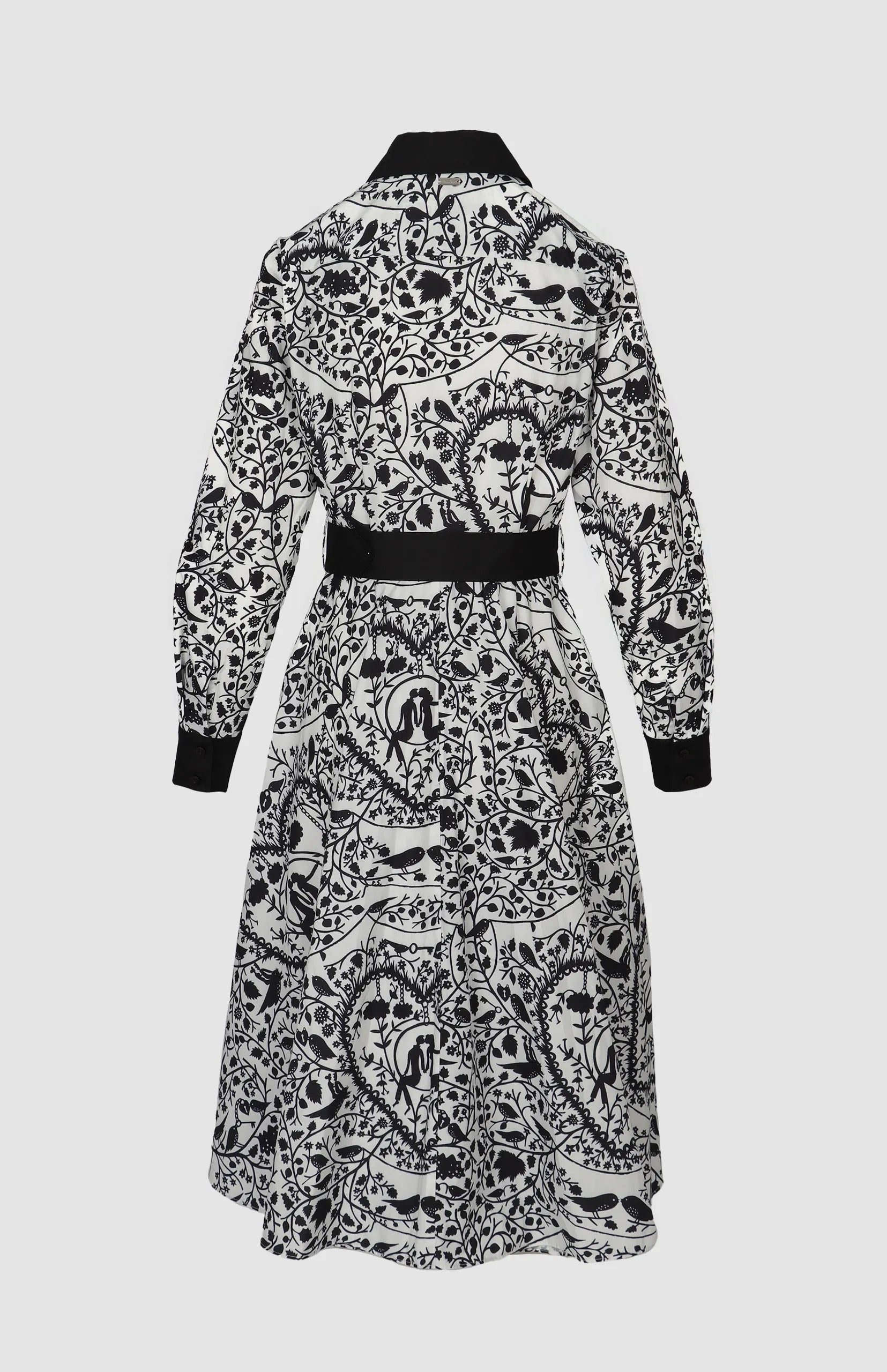 Pringle Womens Natalie Printed Dress In Black And White