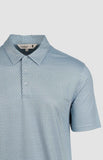 Pringle Mens Arnold Blue Printed Technical Golfer