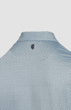 Pringle Mens Arnold Blue Printed Technical Golfer