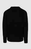 Pringle Mens Henry V Neck Lambswool Sweater In Black
