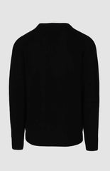 Pringle Mens Henry V Neck Lambswool Sweater In Black