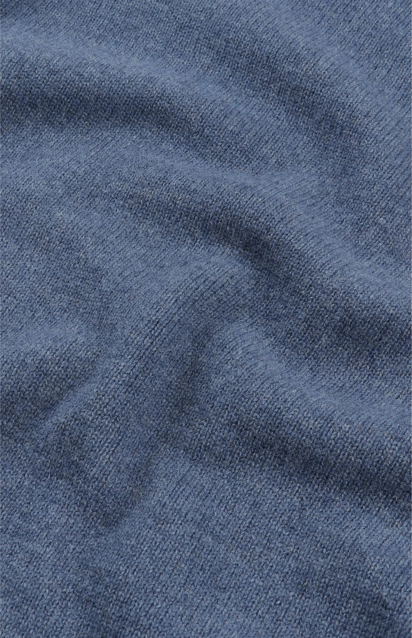 Pringle Mens Henry V Neck Lambswool Sweater In Mid Blue