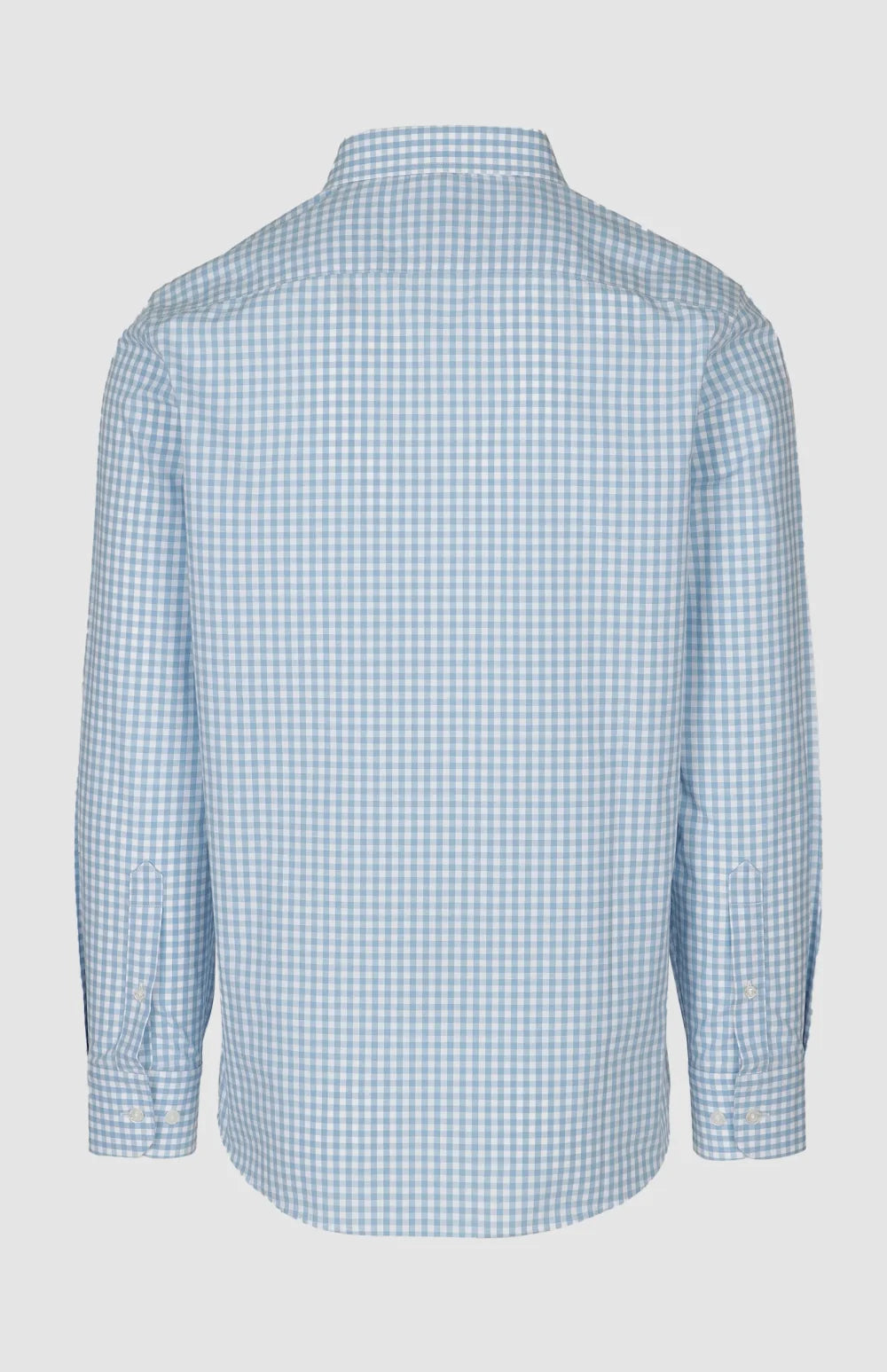 Pringle Mens Andy Textured Gingham Long Sleeves Tailored Shirt In Blue