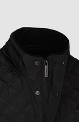 Pringle Mens Richard Quilted Jacket In Black