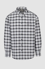 Pringle Mens Lucas Oxford Check Long Sleeve Classic Shirt In Navy