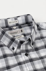 Pringle Mens Lucas Oxford Check Long Sleeve Classic Shirt In Navy