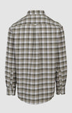Pringle Mens Lucas Oxford Check Long Sleeve Classic Shirt In Olive