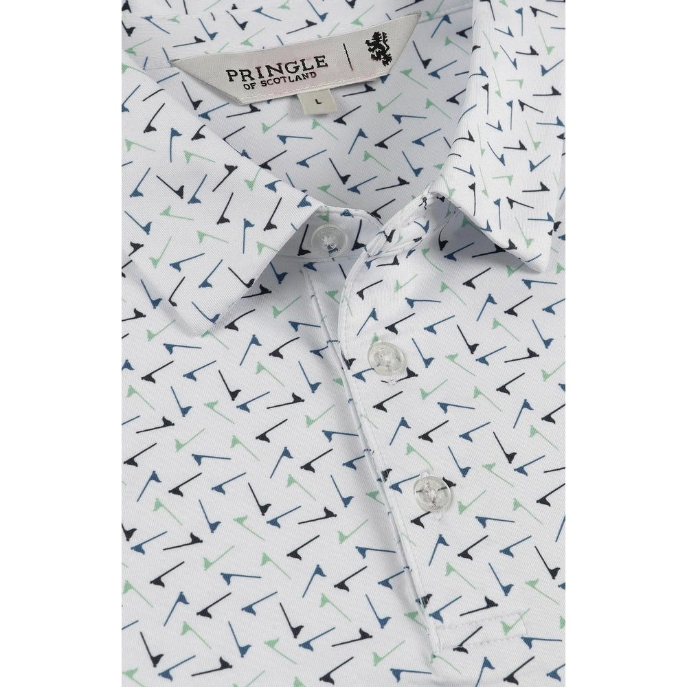 Pringle Mens Walter Golfer In White
