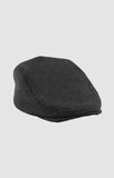 Pringle Mens Joel Wool Blend Newsboy Cap In Black