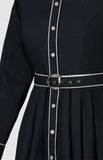 Pringle Womens Zoe Dress In Navy
