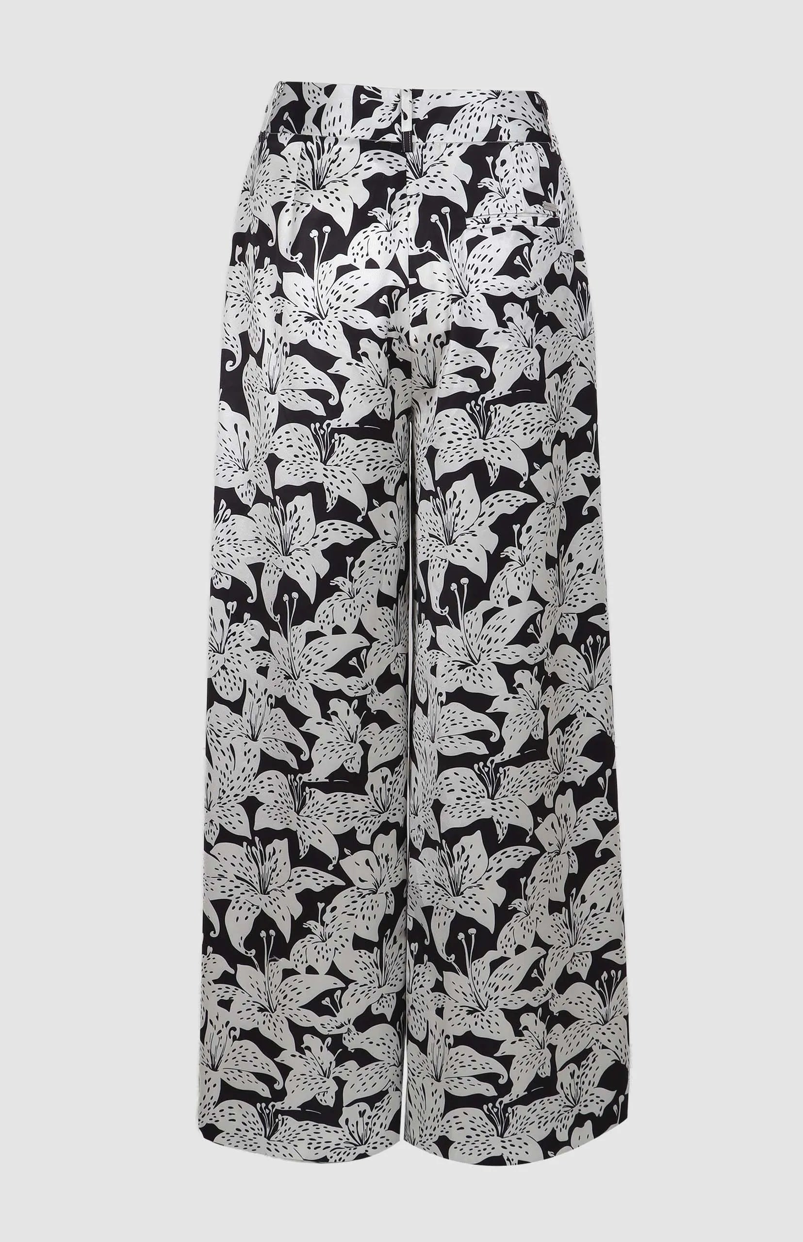Pringle Womens Lia Printed Pants In Black & White