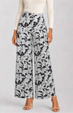 Pringle Womens Lia Printed Pants In Black & White