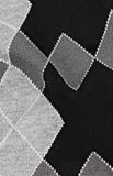 Pringle Womens Vuyo Argyle Knit Golfer In Black