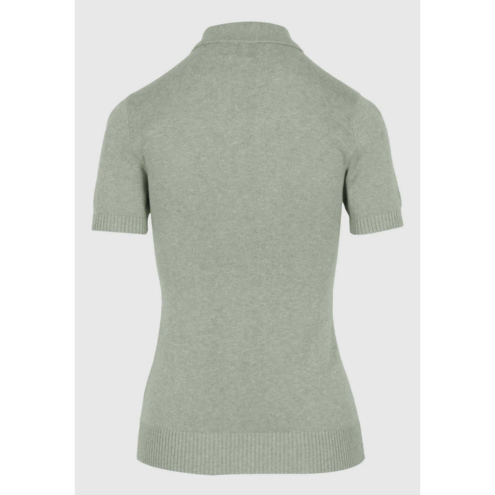Pringle Ladies Lia Linen Blend Knit Top In Sage