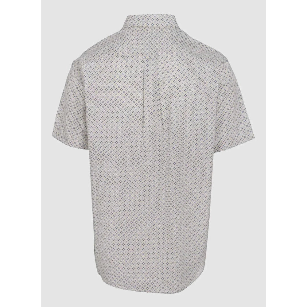 Pringle Mens Wesley Printed  Classic T-Shirt In Stone