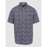 Pringle Mens Trevor Printed Tailored Shirt In Navy