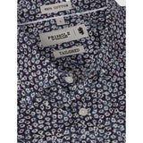 Pringle Mens Trevor Printed Tailored Shirt In Navy