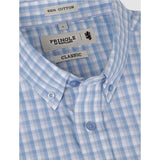 Pringle Mens Jason Check Classic Shirt In Blue