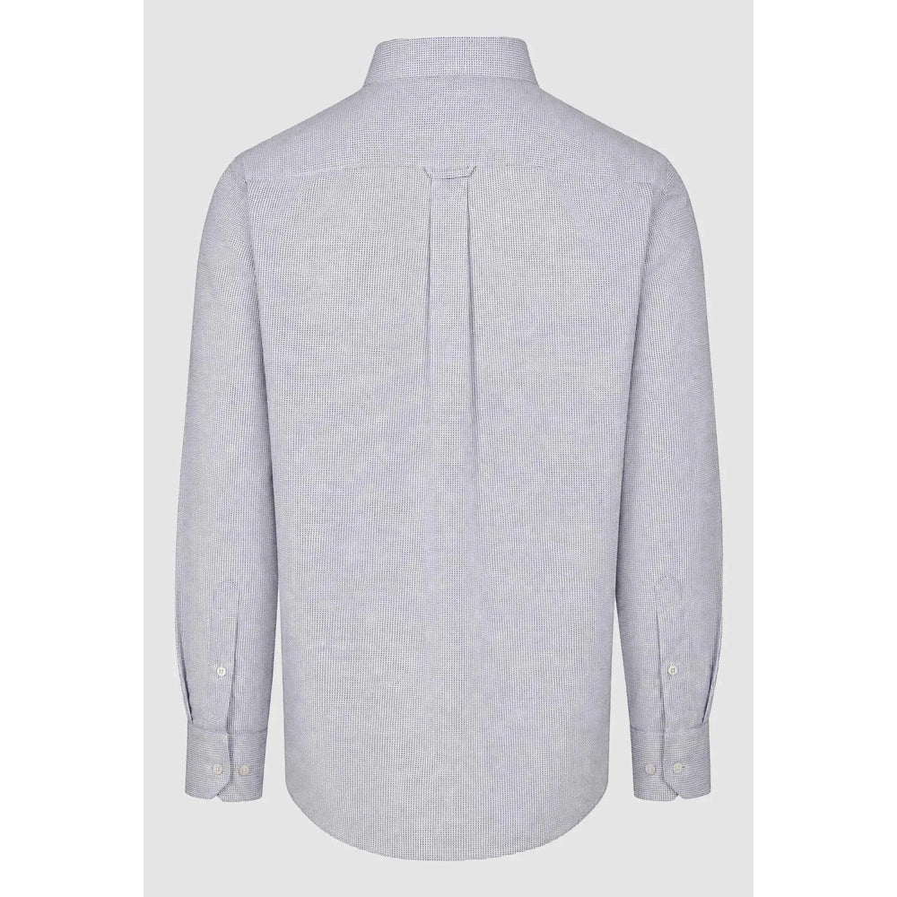 Pringle Mens Harrison Printed Classic Shirt In Light Blue