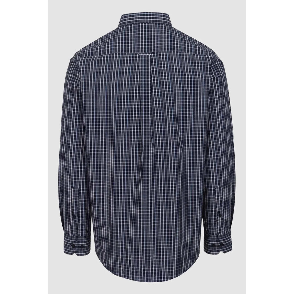 Pringle Mens Xavier Check Shirt In Navy