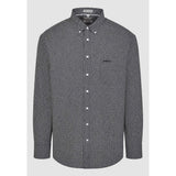 Pringle Mens Thomas Classic Long Sleeve Shirt In Black