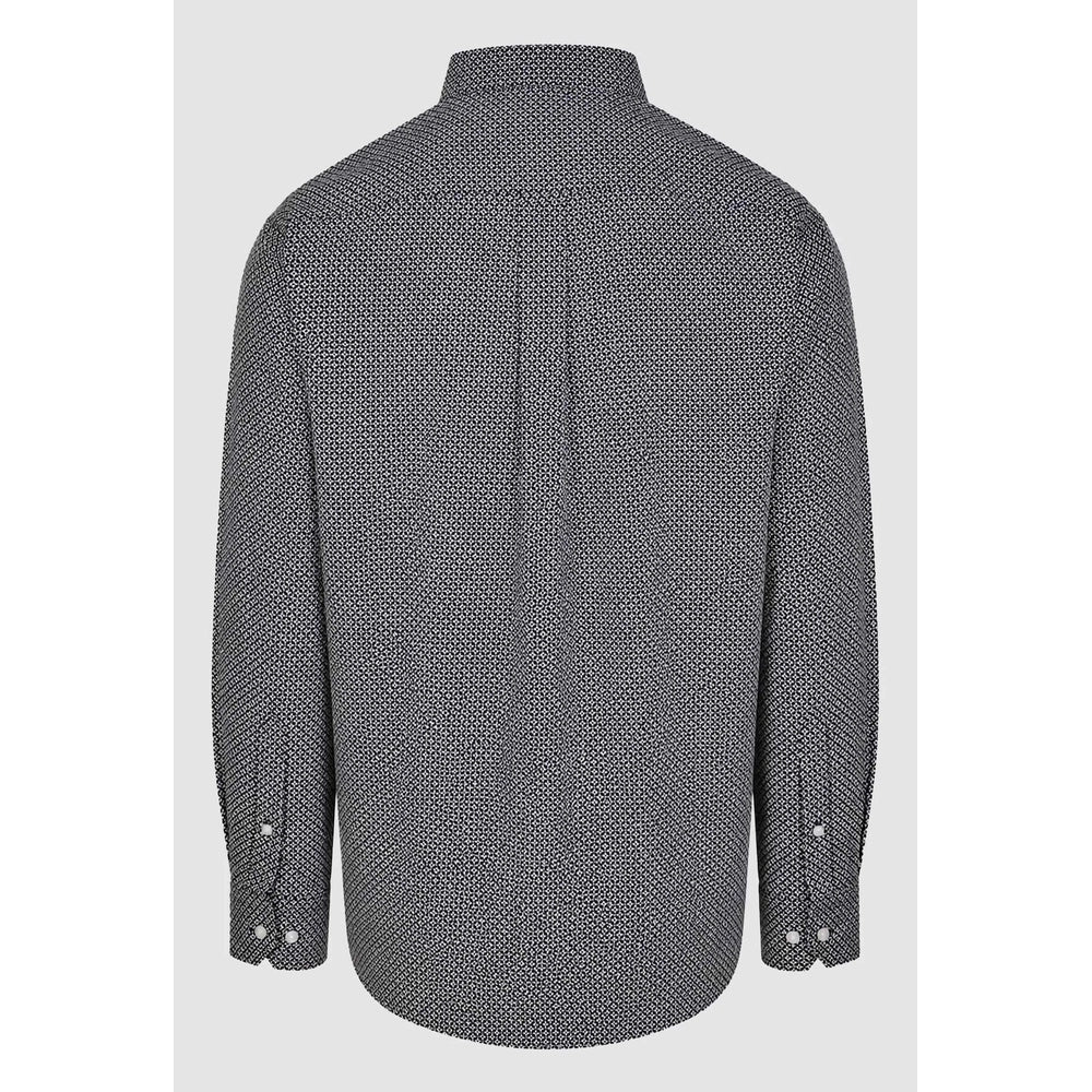 Pringle Mens Thomas Classic Long Sleeve Shirt In Black