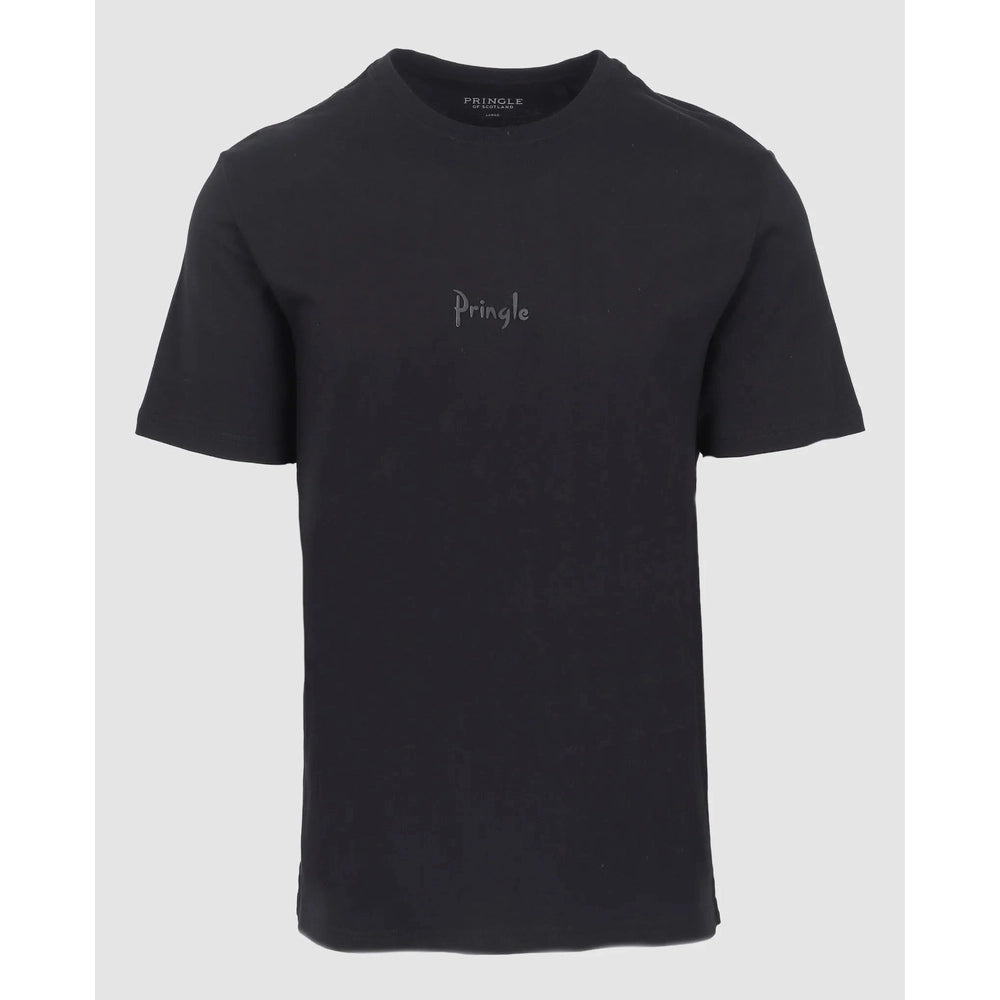 Pringle Mens Henry raised T-Shirt In Black