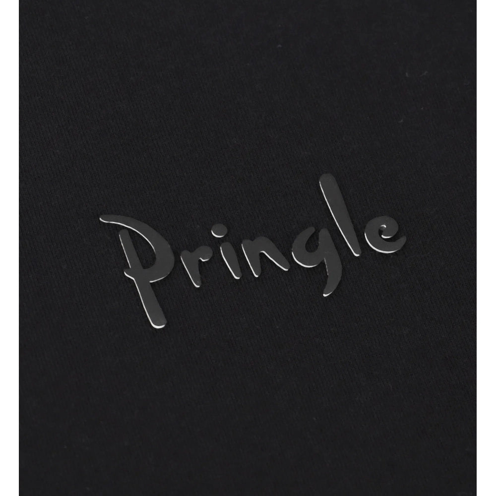 Pringle Mens Henry raised T-Shirt In Black