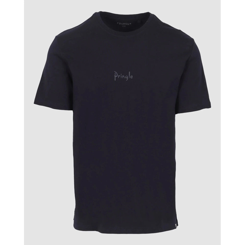 Pringle Mens Henry Raised T-Shirt In Navy
