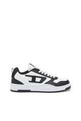 Diesel Mens S-Ukiyo V2 Low Black And White Sneaker