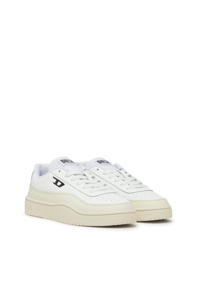 Diesel D Velows high top doorgestikte sneaker van leer