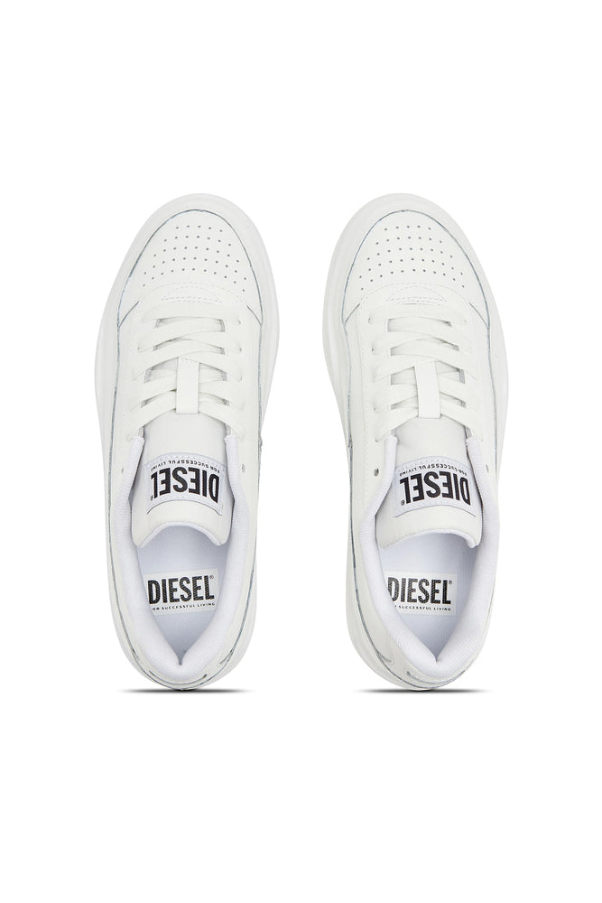 Diesel Womens S-Tracker D Low Sneakers In White