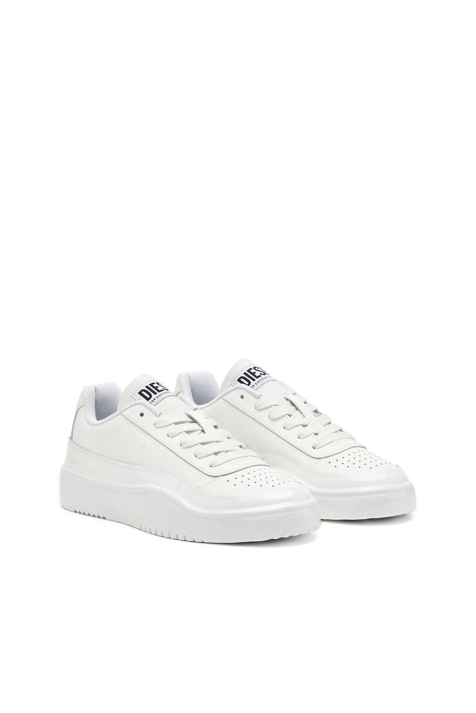 Diesel Womens S-Tracker D Low Sneakers In White