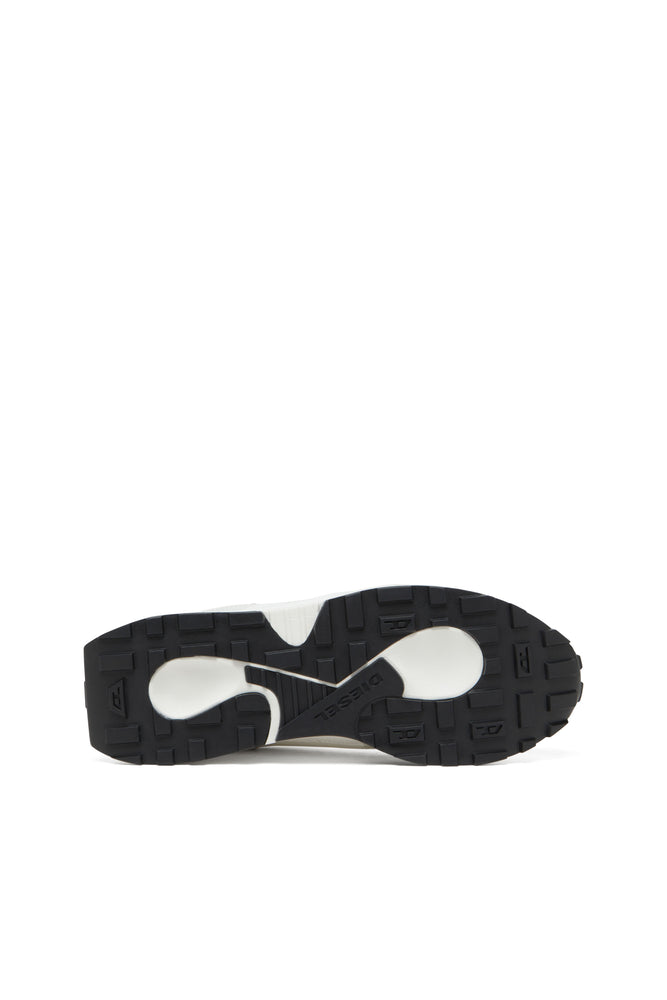 Diesel Mens S-Tame-D Running White And Black Sneaker