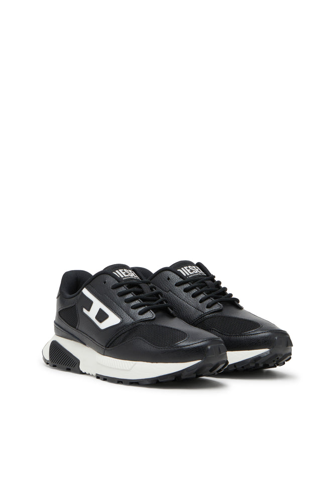 Diesel Mens S-Tame-D Running Sneakers Black & White
