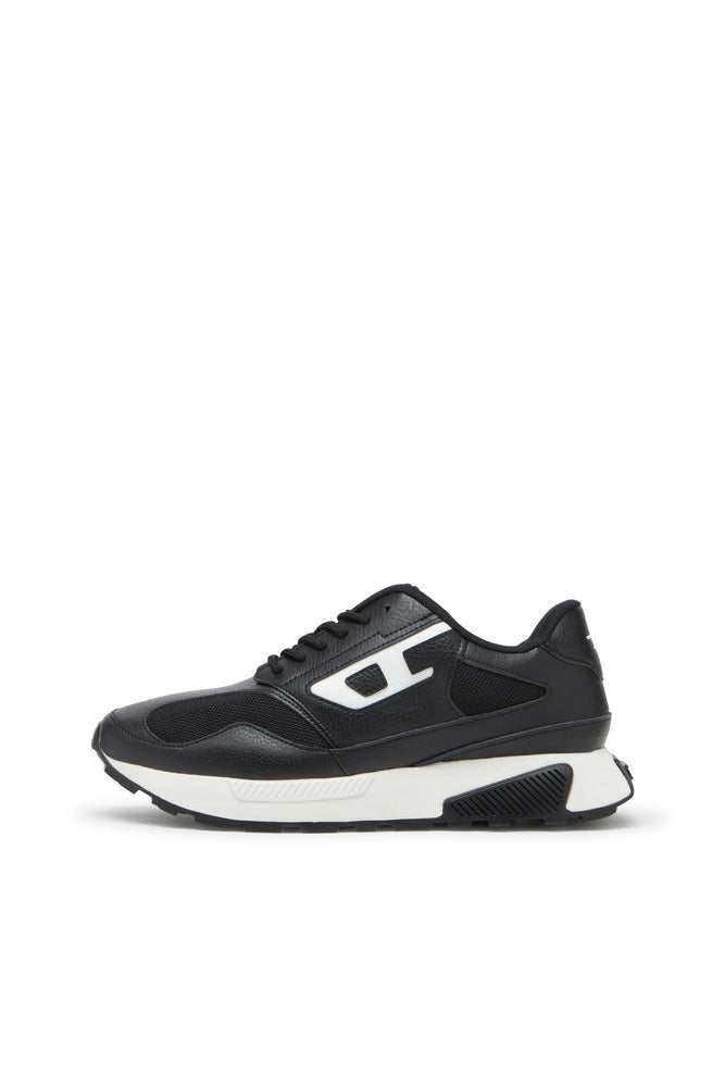 Diesel Mens S-Tame-D Running Sneakers Black & White