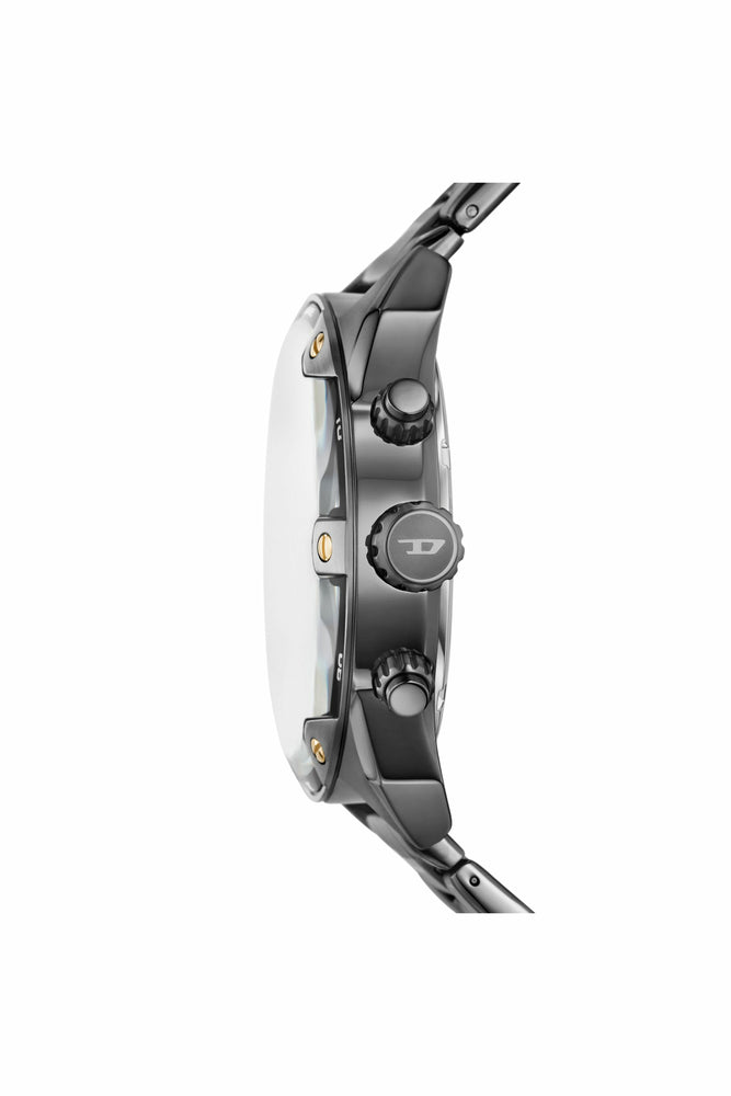 Diesel Spiked Advance Two-Tone Watch In Grey