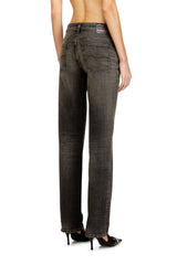 Diesel Womens 1989 D Mine L.32 Regular Jeans In Charcoal