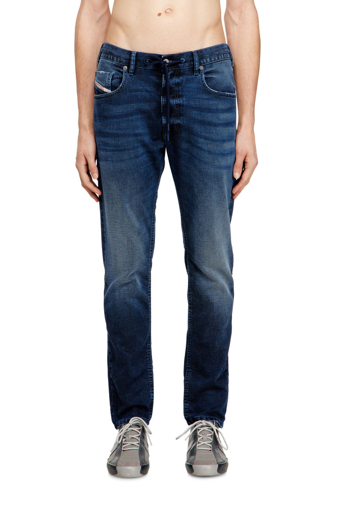 Diesel Mens Krooley-Y Sweat Jeans In Dark Blue