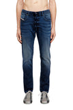 Diesel Mens Krooley-Y Sweat Jeans In Dark Blue