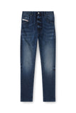 Diesel Mens Krooley-Y Sweat Jeans In Dark Blue